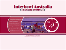 Tablet Screenshot of interbowl.com.au